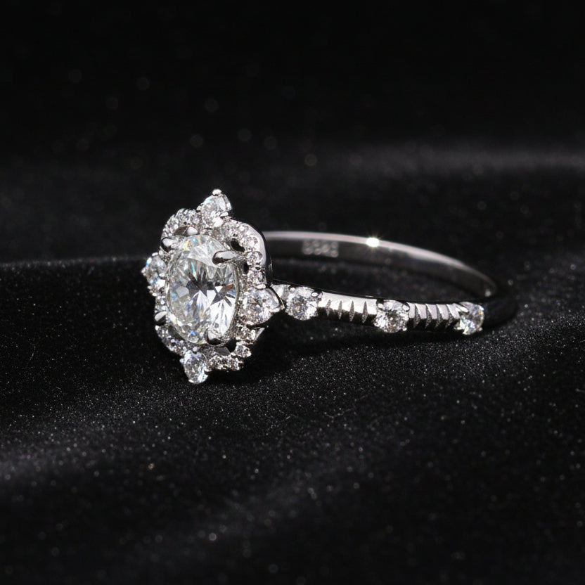 Moissanite 1.50 ctw Heart Shape Ring