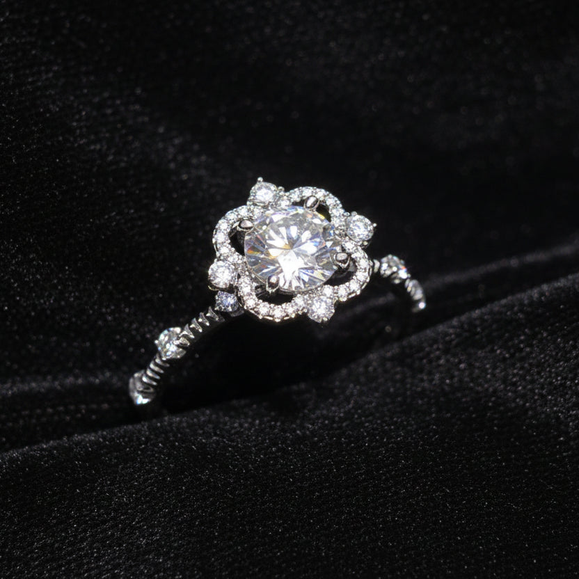 Moissanite 1.50 ctw Heart Shape Ring