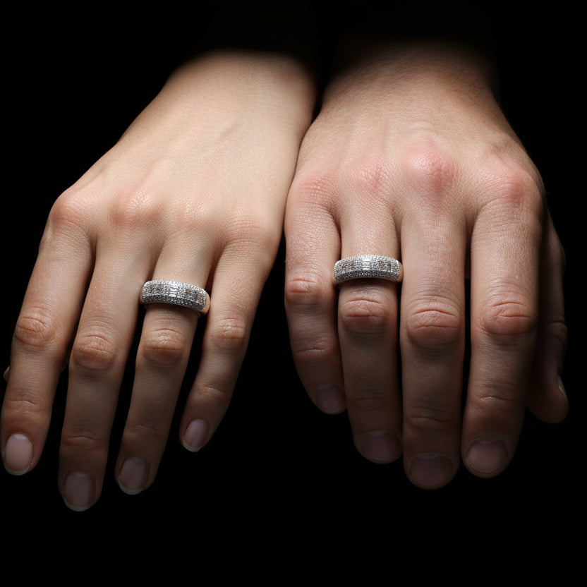 Moissanite 1.25 ctw Round  Ring