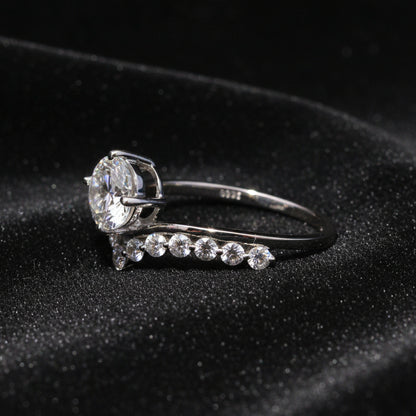 Moissanite 1.00 ctw Round Cut Ring