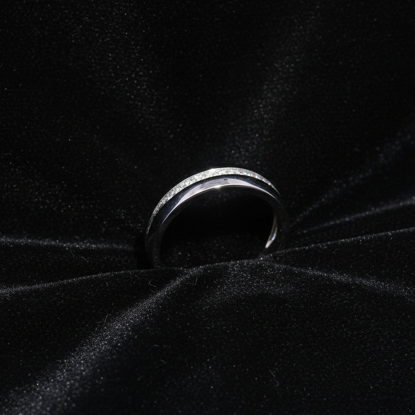 Moissanite 0.18 ctw Mens Wedding Ring