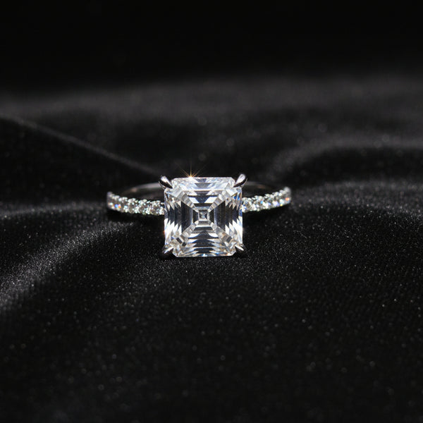 Moissanite 3.28 ctw Ascher Ring