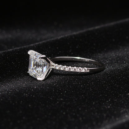 Moissanite 3.28 ctw Ascher Ring