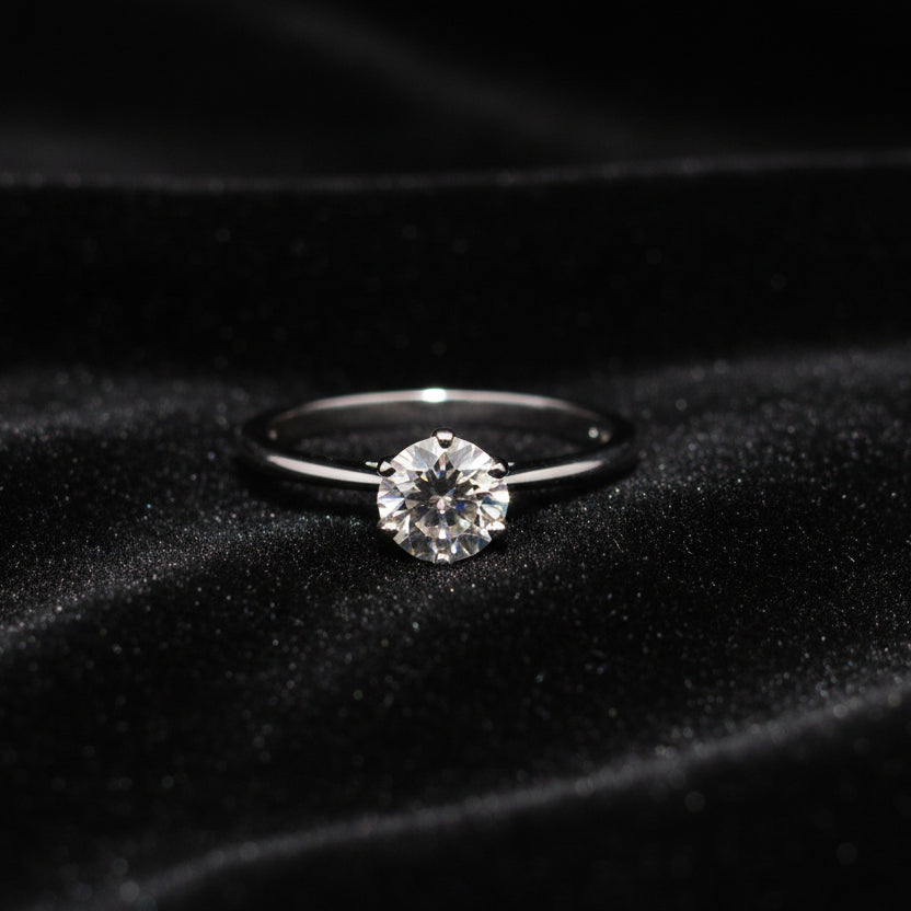 Moissanite 1.20 ctw Circle Ring