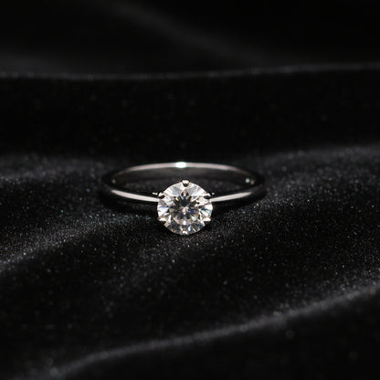 Moissanite 1.20 ctw Circle Ring