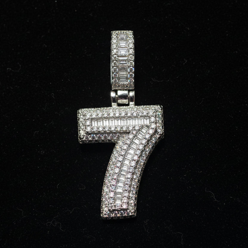 Moissanite Baguette Number 7