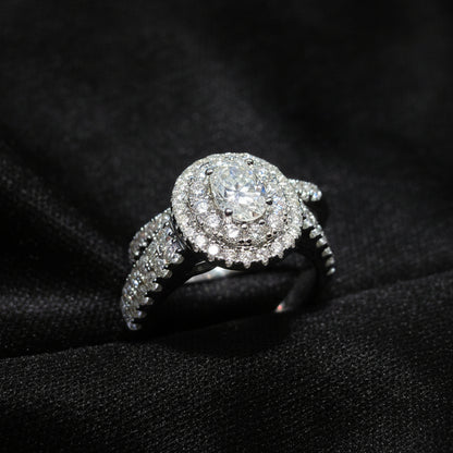 Moissanite 1.81 ctw Circle Ring