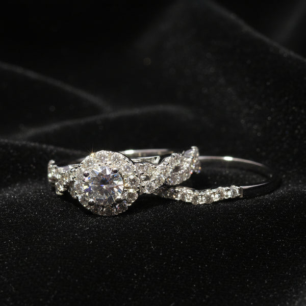 Moissanite 1.07 ctw Emerald Ring