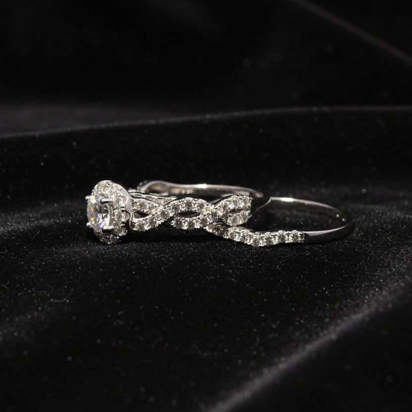 Moissanite 1.07 ctw Emerald Ring