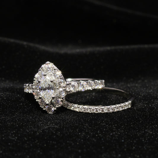 Moissanite 1.06 ctw Marquise Cut Ring