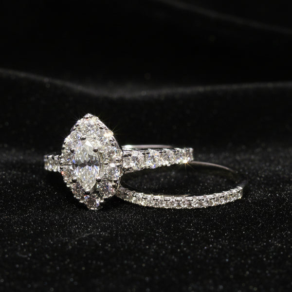 Moissanite 1.06 ctw Marquise Cut Ring