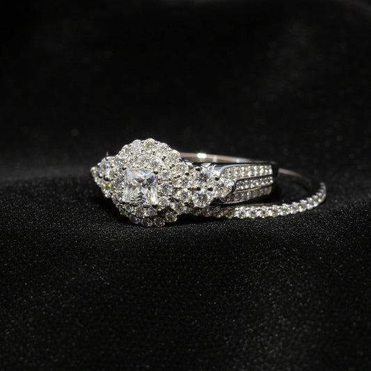 Moissanite 1.50 ctw Circle Ring