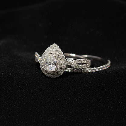 Moissanite 1.01 ctw Pear Shape Ring
