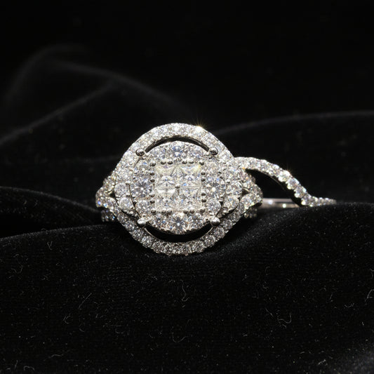 Moissanite 2.61 ctw Emerald Ring