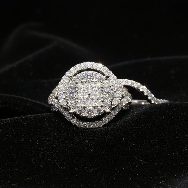 Moissanite 2.61 ctw Emerald Ring