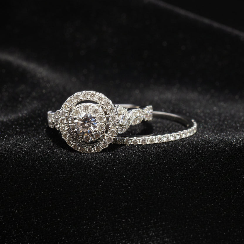 Moissanite 1.40 ctw Round Cut 2in1 Ring