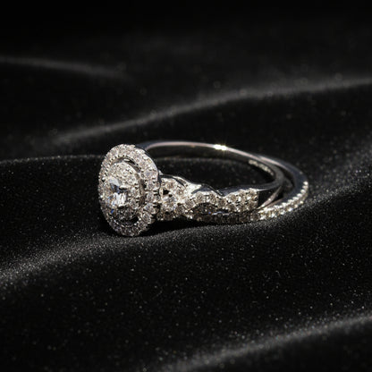 Moissanite 1.40 ctw Round Cut 2in1 Ring