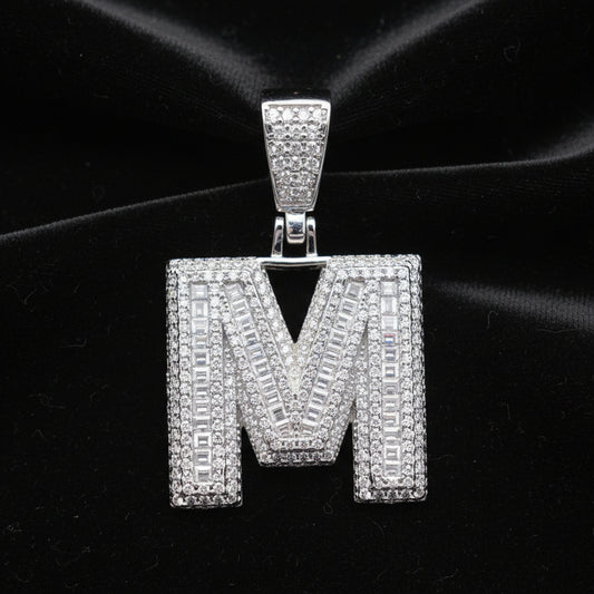 Moissanite 3.10 ctw "M" Initial