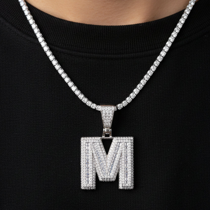 Moissanite 3.10 ctw "M" Initial