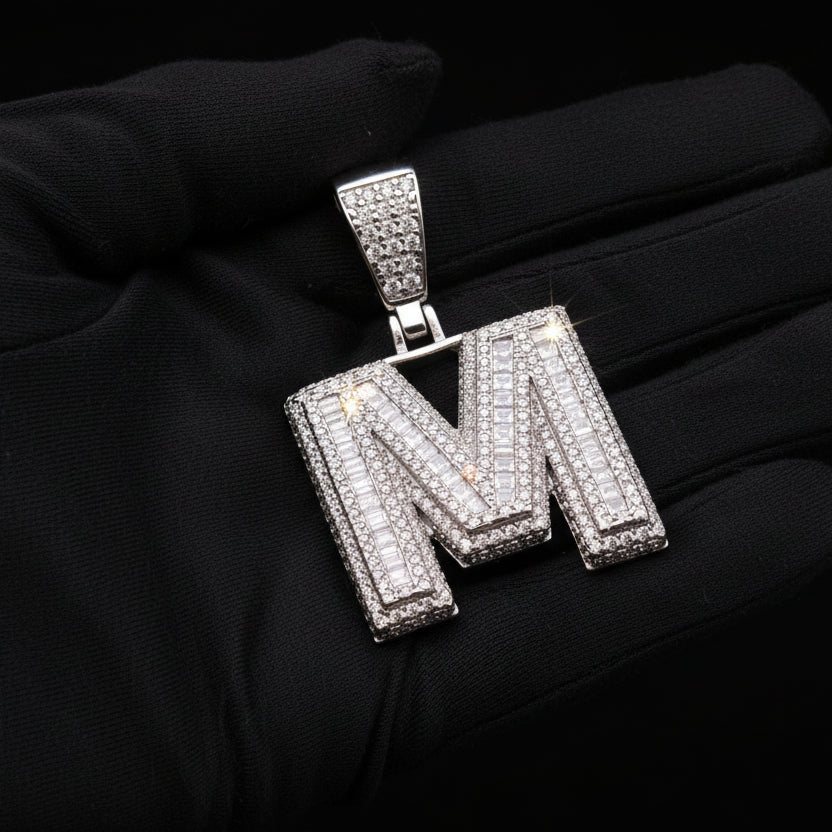 Moissanite 3.10 ctw "M" Initial
