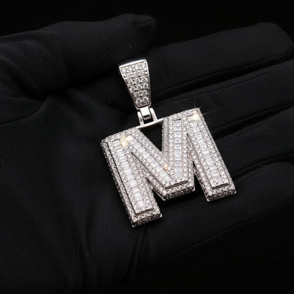 Moissanite 3.10 ctw "M" Initial