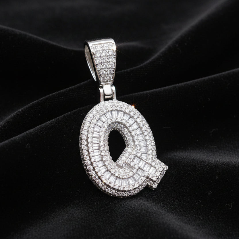 Moissanite 2.73 ctw "Q" Initial