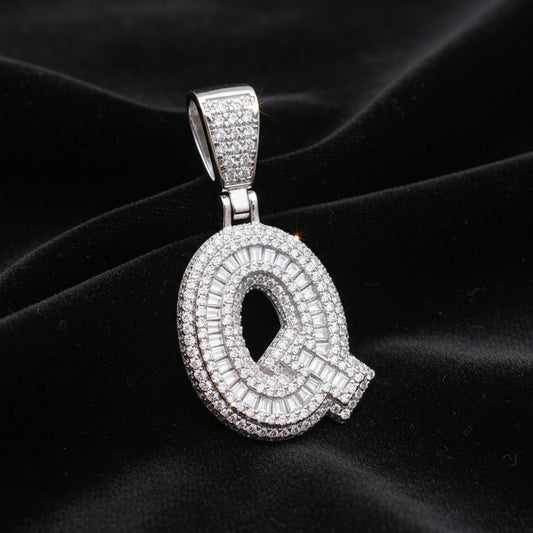 Moissanite 2.73 ctw "Q" Initial