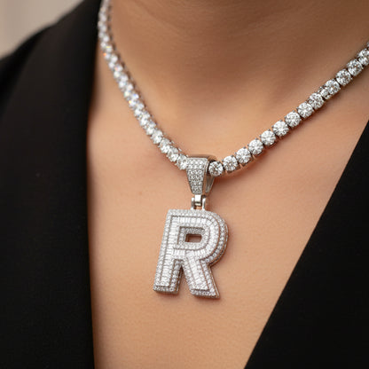 Moissanite 2.59 ctw "R" Initial