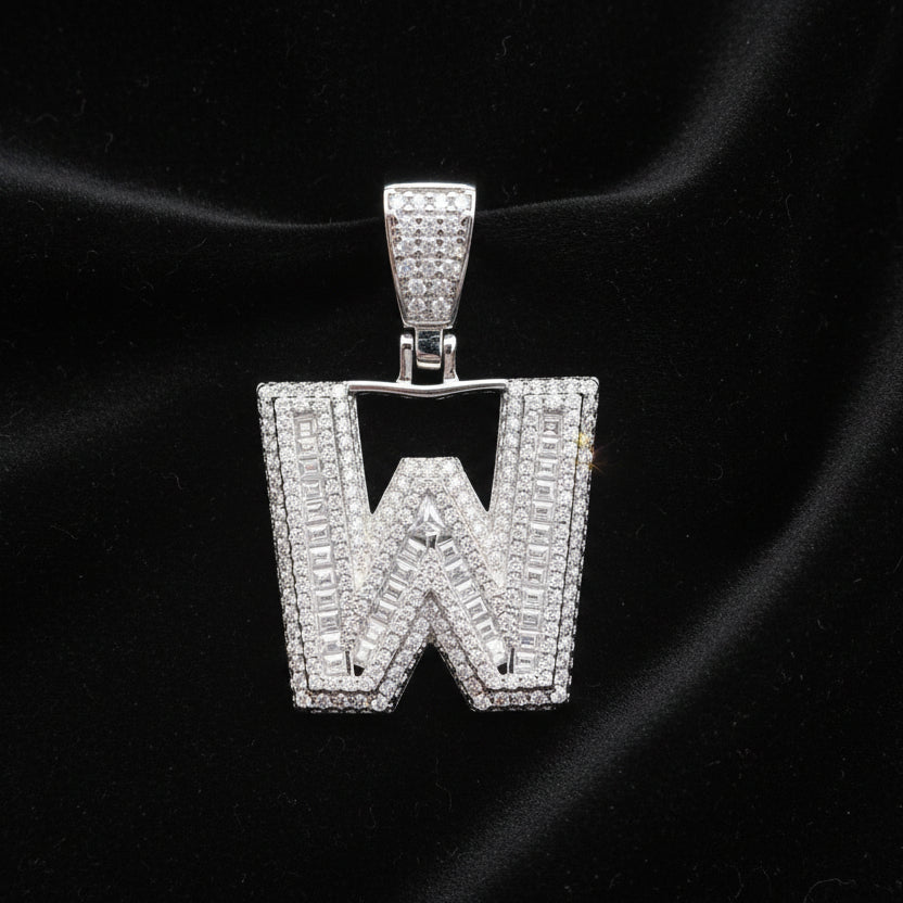 Moissanite 2.86 ctw "W" Initial