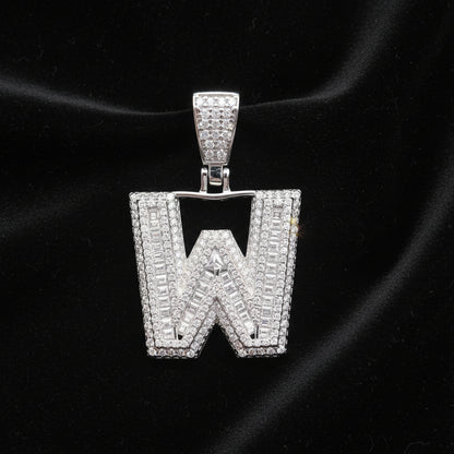 Moissanite 2.86 ctw "W" Initial