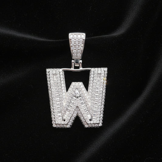 Moissanite 2.86 ctw "W" Initial