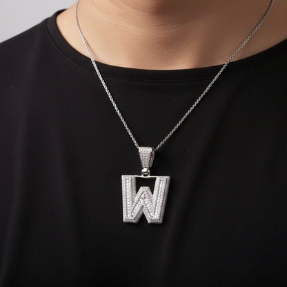 Moissanite 2.86 ctw "W" Initial