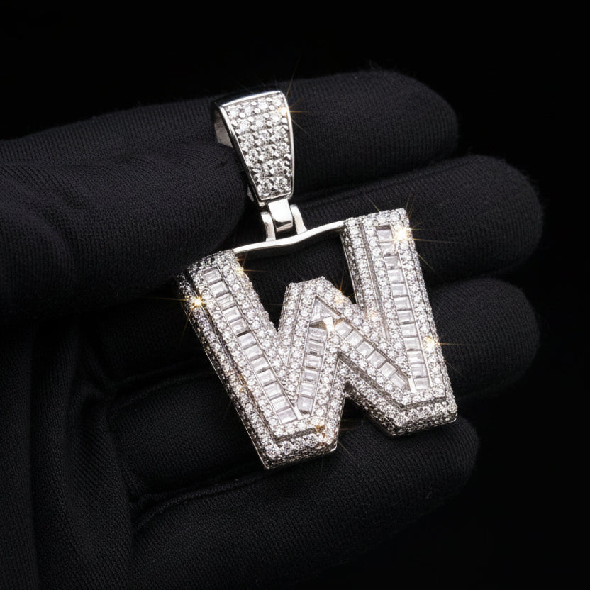 Moissanite 2.86 ctw "W" Initial