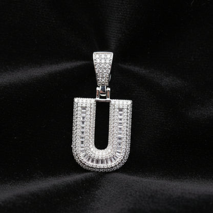 Moissanite 2.00 ctw "U" Initial