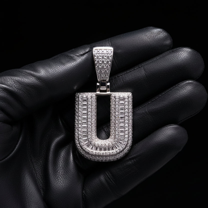 Moissanite 2.00 ctw "U" Initial