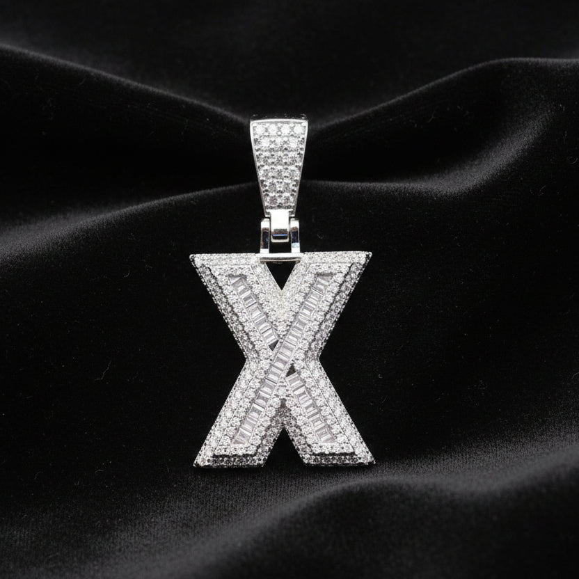 Moissanite 2.67 ctw "X" Initial