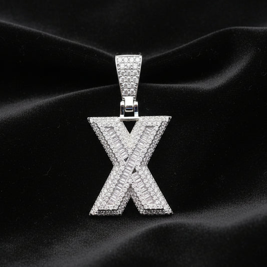 Moissanite 2.67 ctw "X" Initial