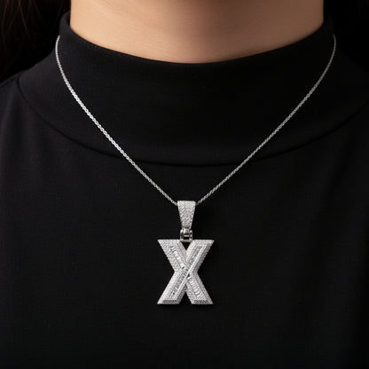 Moissanite 2.67 ctw "X" Initial