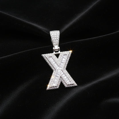Moissanite 2.67 ctw "X" Initial