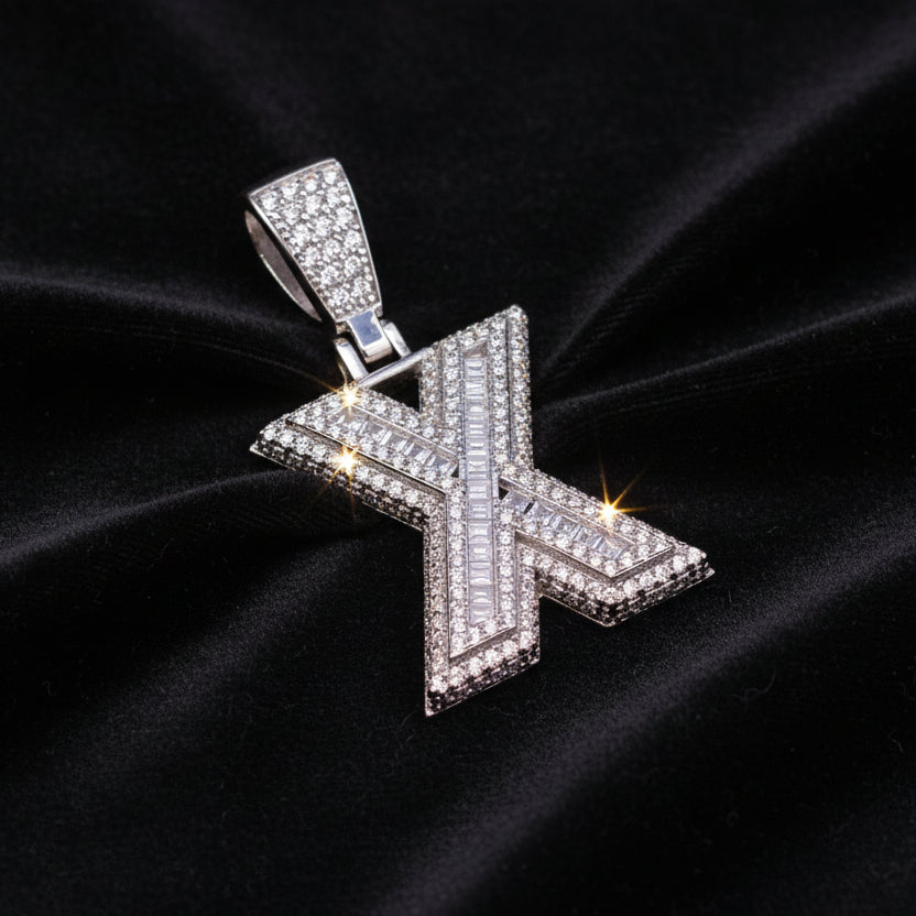 Moissanite 2.67 ctw "X" Initial