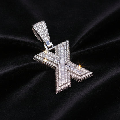 Moissanite 2.67 ctw "X" Initial