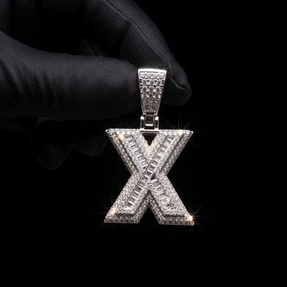 Moissanite 2.67 ctw "X" Initial