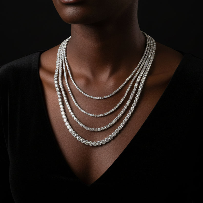 Moissanite Tennis Chain 3MM