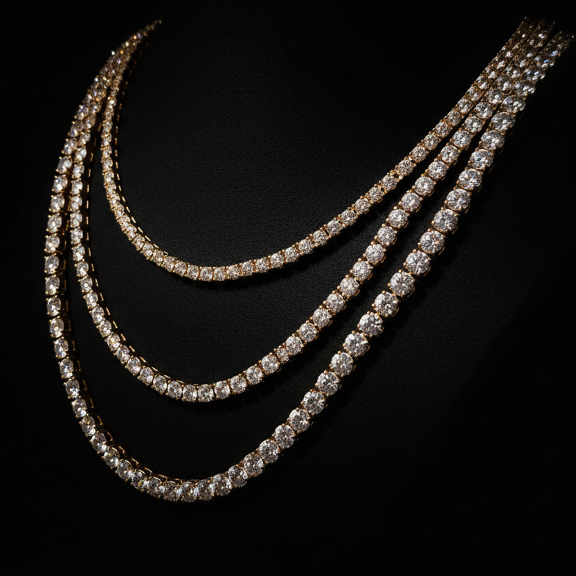 Moissanite Tennis Chain 3MM