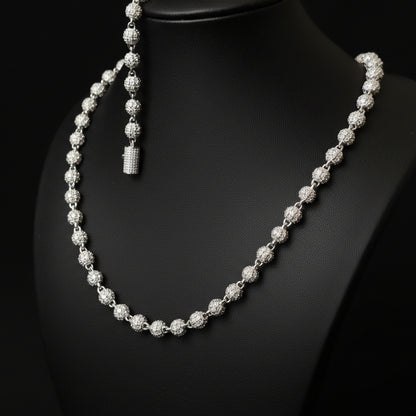 Moissanite Iced Ball Chain