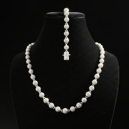 Moissanite Iced Ball Chain