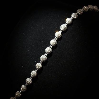 Moissanite Iced Ball Chain