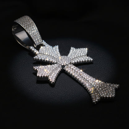 Moissanite 5.78 ctw Excellent Cross Fine Pendant