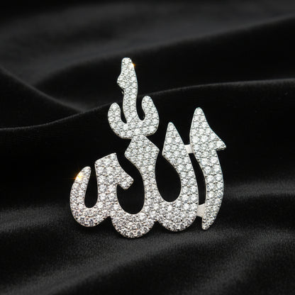 Moissanite 5.9 ctw Allah Charm