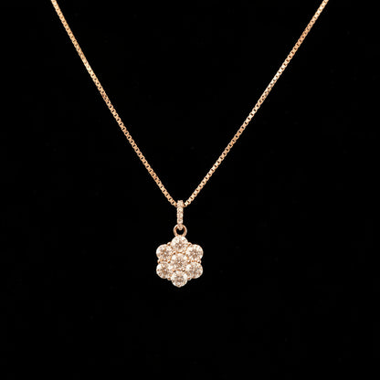 Moissanite 1.07 ctw Flower Pendant